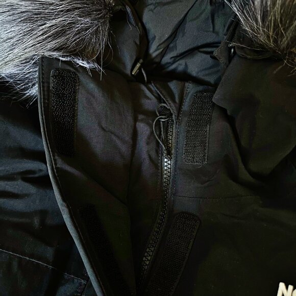 The North Face Women’s 2XL Arctic Parka Coat 600 Down Fill Black Jacket - Picture 14 of 16